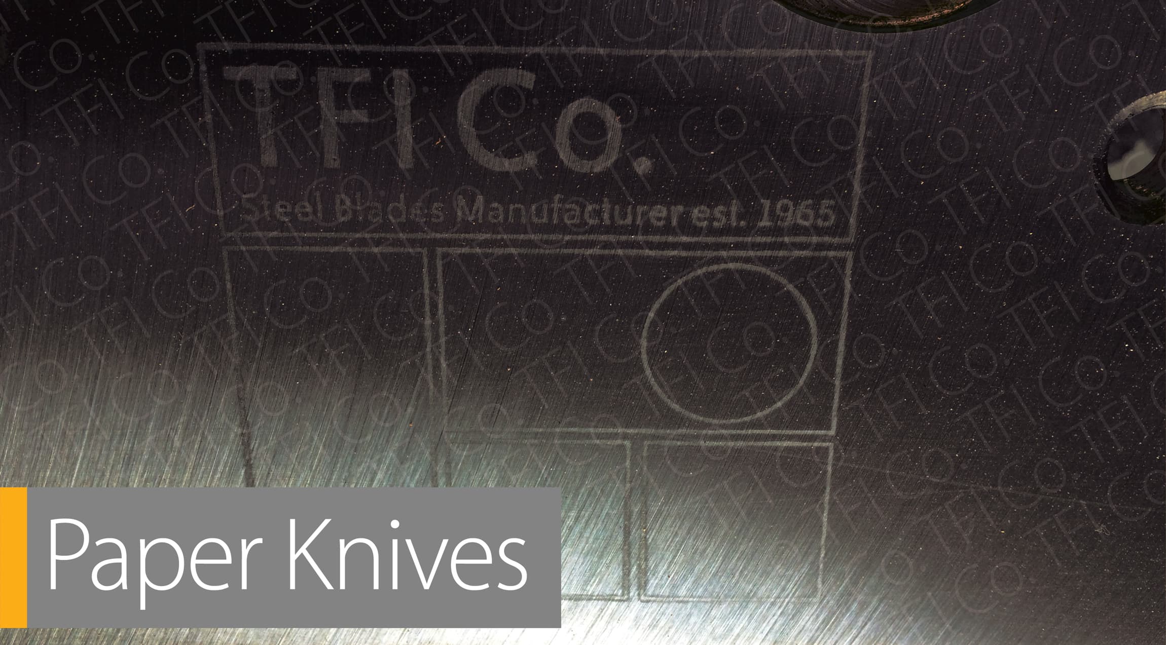 Нож TFICO для бумажной промышленности — гильотина Polar Wohlenberg