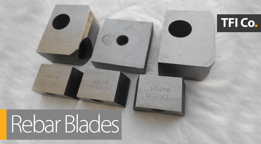 Ножи TFICO для резки арматуры S2 — резка стальных прутков для строительства