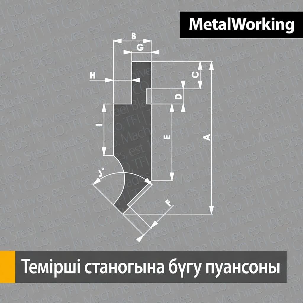 TFICO ийістіру пуансоны — шынықтырылған легирленген болат