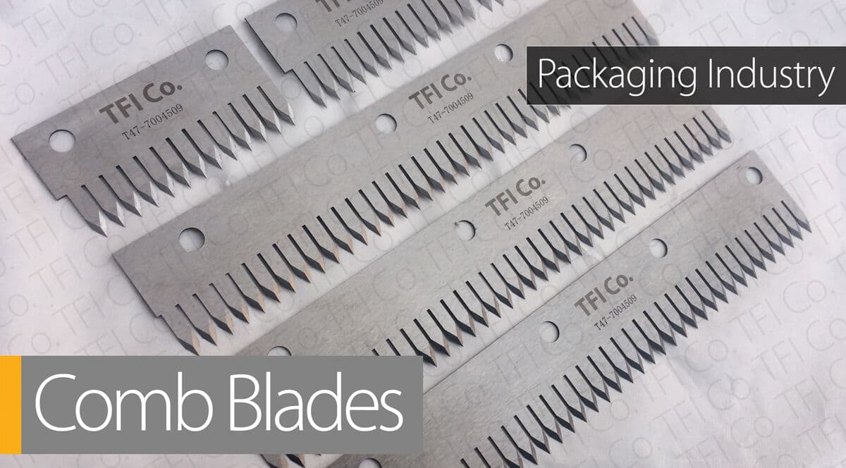 Гребенчатый нож TFICO для фасовочных машин — прецизионный перфорационный нож